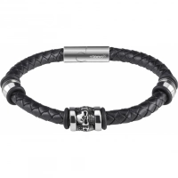 Браслет Zippo Three Charms Leather Bracelet 3 с шармами (20 см) купить в Ижевске