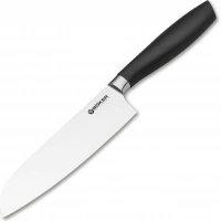 Кухонный нож шефа Bker Core Santoku, 163 мм, сталь X50CrMoV15, рукоять пластик купить в Ижевске