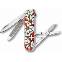 Нож перочинный Victorinox Edelweiss 0.6203.840 58мм 7 функций дизайн рукояти Эдельвейс купить в Ижевске