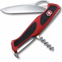 Нож перочинный Victorinox RangerGrip 63, сталь X55CrMo14, рукоять полиамид, красно-чёрный купить в Ижевске