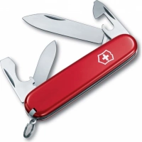 Нож перочинный Victorinox Recruit, сталь X55CrMo14, рукоять Cellidor®, красный купить в Ижевске