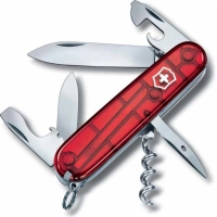 Нож перочинный Victorinox Spartan, сталь X55CrMo14, рукоять Cellidor®, полупрозрачный красный купить в Ижевске