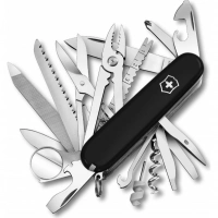 Нож перочинный Victorinox SwissChamp, сталь X55CrMo14, рукоять Cellidor®, черный купить в Ижевске