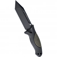 Нож с фиксированным клинком EX-F02 Black Tanto Blade, OD Green Handle 11.4 см. купить в Ижевске