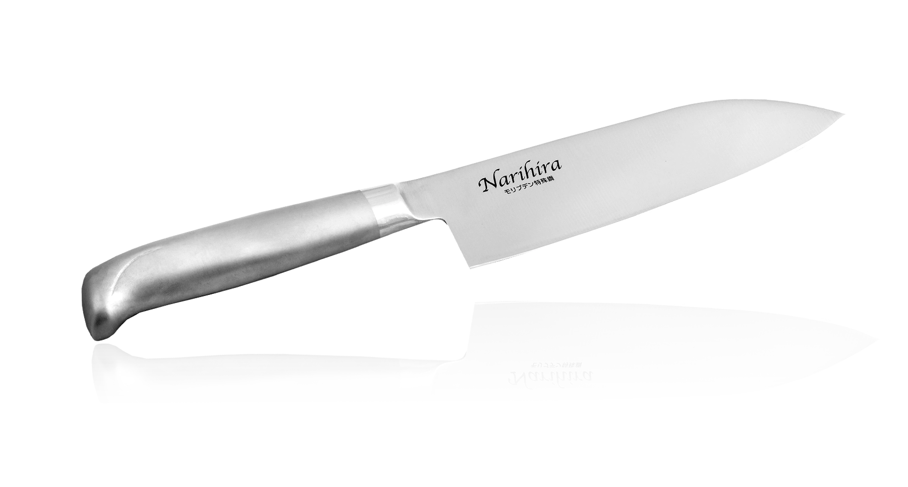 Нож Сантоку Narihira Fuji Cutlery, FC-61, сталь Mo-V, серый