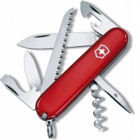 Нож швейцарский Victorinox Camper, сталь X55CrMo14, рукоять Cellidor®, красный купить в Ижевске