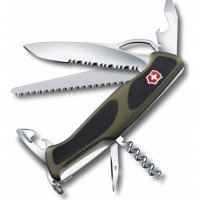 Складной нож Victorinox, сталь X55CrMo14, рукоять полиамид, черно-зеленый купить в Ижевске