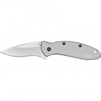 Складной полуавтоматический нож KERSHAW SCALLION, сталь 420HC, рукоять Stainless Steel купить в Ижевске