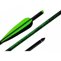 Стрела арбалетная карбоновая Centershot Toxic Carbon 16″ Half Moon Nock купить в Ижевске