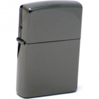 Зажигалка ZIPPO Classic с покрытием Ebony™, латунь/сталь, чёрная, глянцевая, 36x12x56 мм купить в Ижевске