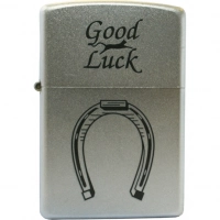 Зажигалка ZIPPO Horse Shoe Satin Chrome, латунь с никеле-хром. покрыт., серебр., матовая, 36х56х12мм купить в Ижевске