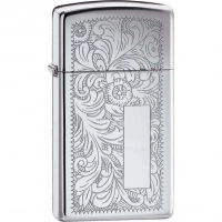 Зажигалка ZIPPO Slim® Venetian® с покрытием High Polish Chrome купить в Ижевске