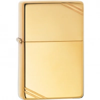 Зажигалка ZIPPO Vintage™ с покрытием High Polish Brass купить в Ижевске