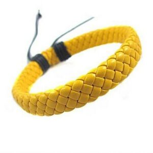 Unisex Leather Bracelet Bracelet Cuff Rope Black Surfer Wrap Cloth Adjustable Braided Bracelet Bracelet Charms